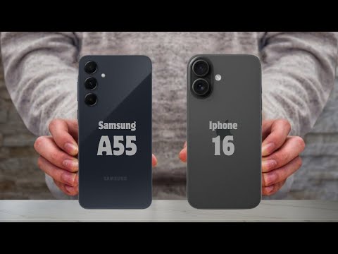 SAMSUNG A55 vs IPHONE 16