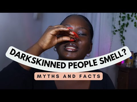 Do dark skinned people smell?