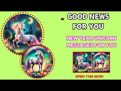 A SPECIAL NEW YEAR MSG JUST FOR YOU !!! FROM THE UNICORNS !!🍒tarot card reading🍒pick a card🍒timeless