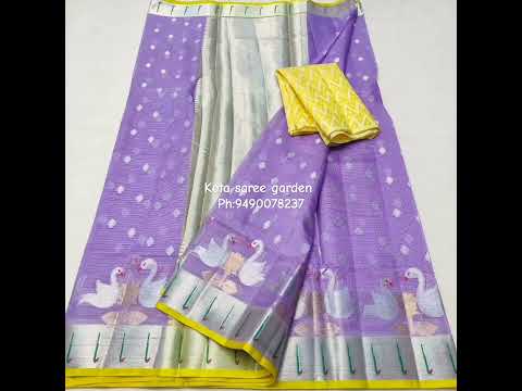 Kota soft silk weaving sarees.ph:9490078237 #wholesalekota #silkkota #Kotasilksaree #viral#short