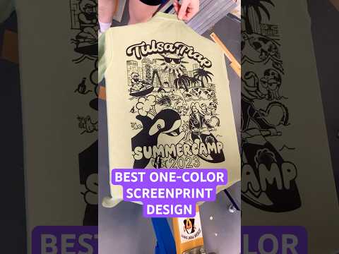 One-Color ScreenPrinting Tees! #screen printing #clothingbrand #teeshirts