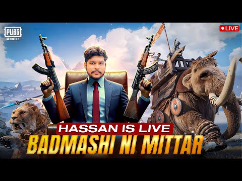 Pubg Ka Badmash 😎l 4th Day Of Conqueror Push✨l Update 3.5 l Fyme Hassan Live l Pubg Mobile