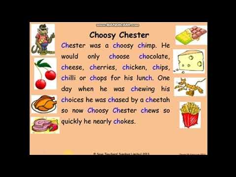 Reading 'Ch' sound words