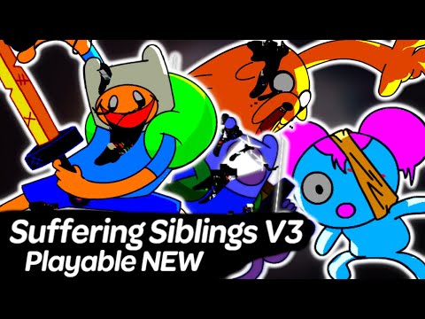 Vs Suffering Siblings V3 with Sword Fight Playable - Pibby Apocalypse | Friday Night Funkin'