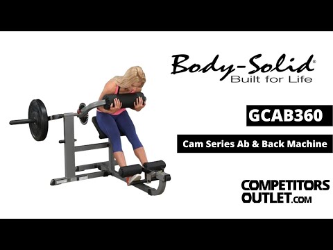 Body-Solid Cam Series Ab & Back Machine GCAB360