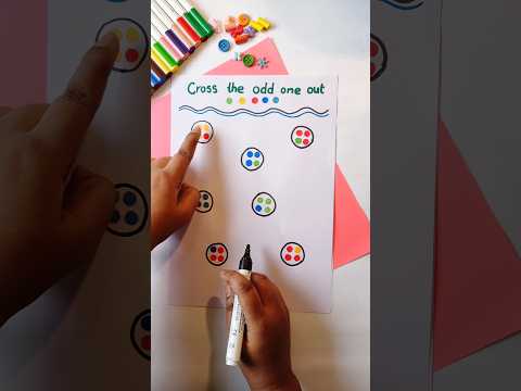 Train 🚂 your brain 🧠💪| brain Boosting Sheet for LKG#braingame #preschoolactivities #reasoningskills