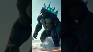 "Godzilla Meets Mini Kong: Epic Hybrid Fusion Unleashed! #Shorts #shortfeed #EpicFusion"