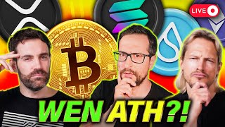 Live Crypto TA: XRP, BTC, ETH, SOL & SUI - When All Time Highs??