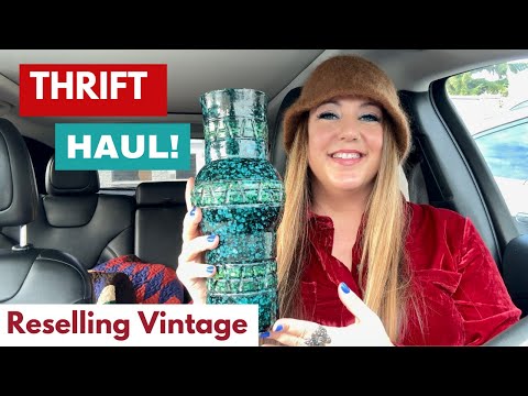 Thrift Haul! Thrift With Me! Reselling Vintage Thrifted Finds - Look What I Found!