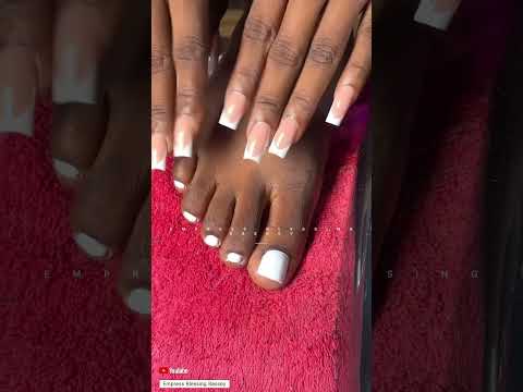 Painting Short Toenails #pedicure #toenails #feet #nailpolish #shortsfeed #shorts