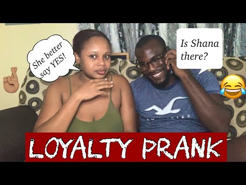 Loyalty prank || Is Shana with you? || #gettingitwright