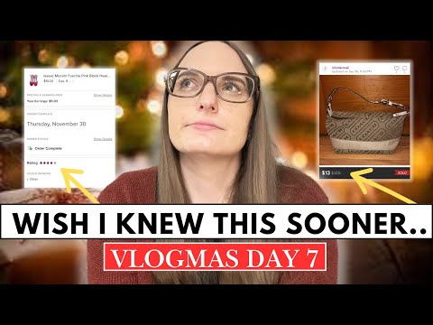 THINGS I WISH I KNEW BEFORE I STARTED RESELLING | Vlogmas 7