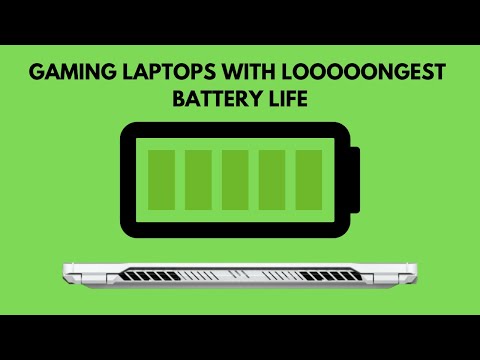 10 Gaming Laptops with LONGEST Battery Life