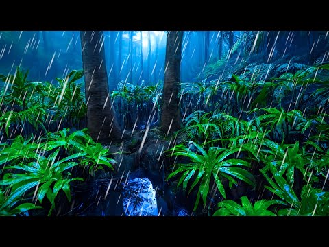 Thunder & Rain Sounds for Sleeping | Black Screen Thunderstorm 10 Hours