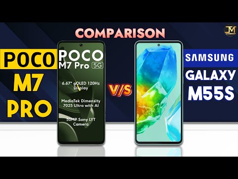 POCO M7 Pro vs Samsung Galaxy M55s : Which Phone is Best❓😲