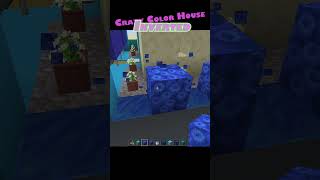 Minecraft Inverted Color House #shorttutorial #shorts #minecraft #minecraftshorts #minecraftbuilding