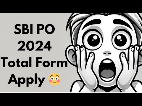 SBI PO 2024 TOTAL FORM FILL UP 😳 6 Lac+ #sbipo2024 #sbipoexam