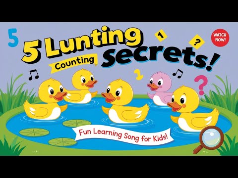 5 Little Ducks Counting SECRETS You Never Knew! 🦆 Counting & Fun Learning Song for Kids