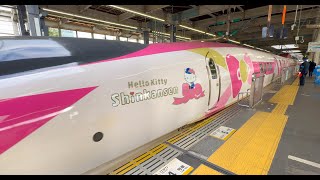 Riding Japan’s Hello Kitty Bullet Train | Osaka - Hiroshima🚄