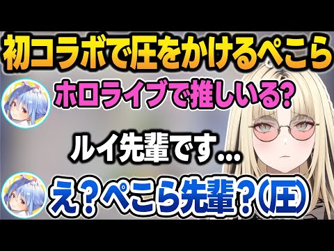 初コラボでぺこらに"推し"を聞かれ、すうちゃん以上の圧をかけられるニコたん【兎田ぺこら/虎金妃笑虎/ホロライブ/切り抜き】