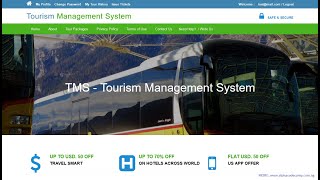 online tourism management system