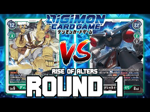 Diarbbitmon VS BlackMegaGargomon!! | Digimon Card Game: RB-01 vs EX-04 Rise of Alters (ROUND 1)