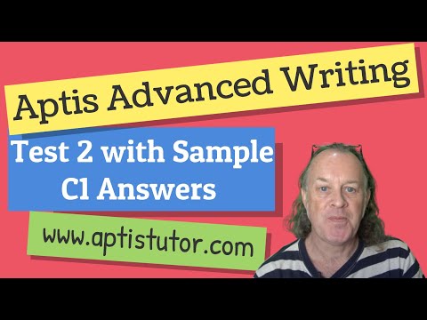 Aptis ESOL Advanced Writing Test 2 with Sample C1 Answers /Advanced Writing con Respuestas Modelo C1