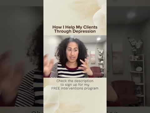 How I Help My Clients Through Depression