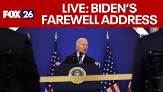 WATCH LIVE: President Joe Biden delivers farewell address