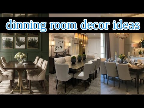 How to Decorate Dining Room Decor Ideas . dining room decoration design  @homedecorationideas289.