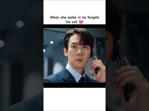 He forgets his call 💓 #whenthephonerings #kdrama #chaesoobin #yooyeonseok #shorts