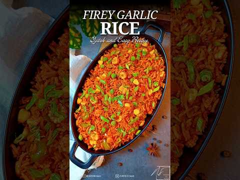 Fried Rice | Fiery Garlic Rice | Garlic Fried Rice | Leftover Rice | Burnt Garlic Rice | #shorts