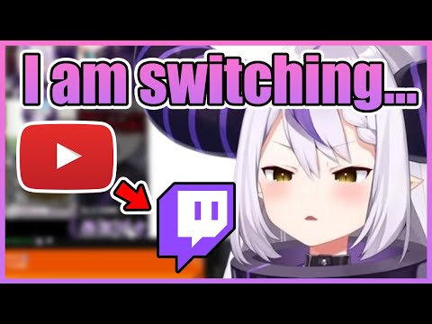 Laplus Explains Why She Is Leaving YouTube and Moving to Twitch for Streaming【Hololive】