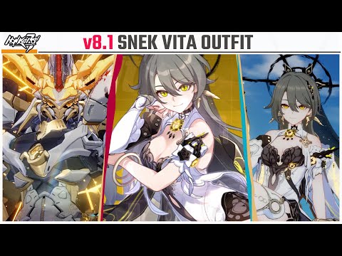 Vita Ouroboros Outfit Gameplay - Honkai Impact 8.1