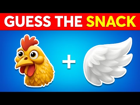 Guess The SNACK & JUNK FOOD By Emoji 🍬🍟 Emoji Quiz