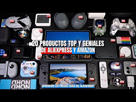 20 productos TOP de ALIEXPRESS y AMAZON en el BlackFriday 💥 ¡Los precios LOCOS!