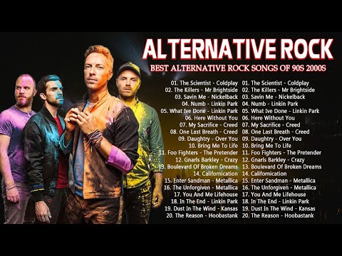 Alternative Rock Playlist Vol 06 - Linkin Park, Coldplay, 3 Doors Down, Lifehouse, Nickelback