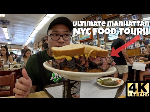 ULTIMATE JDIZZEATS FOOD TOUR IN MANHATTAN, NEW YORK!! [4K] 🍕🥪