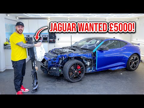 RESTORING MY CATEGORY S WRITE OFF JAGUAR F TYPE SVR