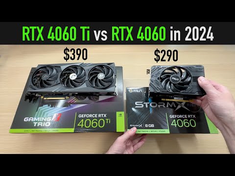 Is the Ti WORTH the Extra $100 in 2024? [RTX 4060 vs 4060 Ti 8GB]