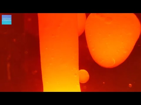 Quiet Music For Kids In The Classroom - Lava Lamp - Awesome sensory video for calming & relaxation