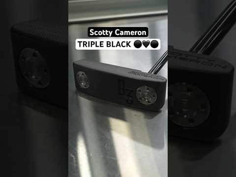 New "TRIPLE BLACK" Scotty Cameron Putters 🔥🖤🔥