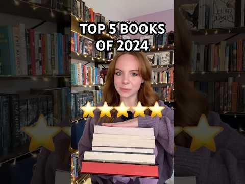 The top 5 best books I read in 2024! 📚⭐️⭐️⭐️⭐️⭐️