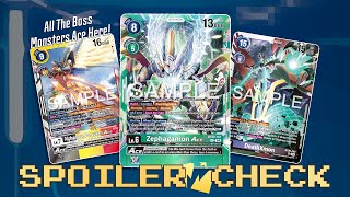 All The Boss Monsters Are Here! | BT20 Spoiler Check | Digimon Card Game