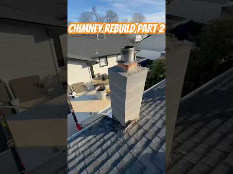 Chimney Rebuild Part 2 #diy #construction #chimney #rebuild #howto #stepbystep #bluecollar #trending