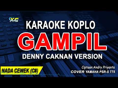 Gampil Karaoke Nada Wanita / Cewek || Versi Denny Caknan  (Mbien Tak Kiro Gampang)