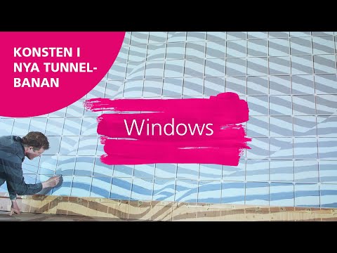 Konsten i nya tunnelbanan, del 6: Windows