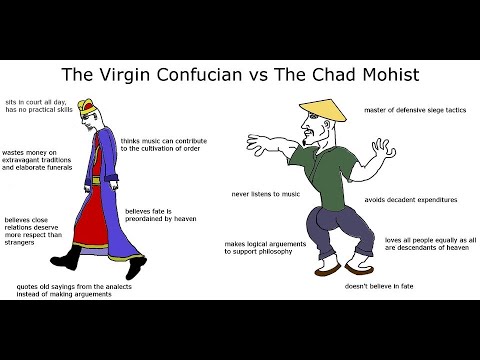 Confucianism Vs Mohism. Meme Analysis. How accurate is it?