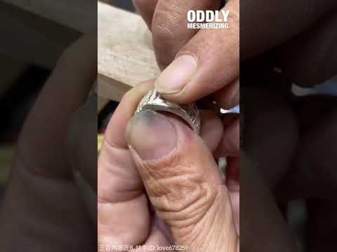 How to make rings ? #ring #oddlysatisfaction #oddly #satisfaction