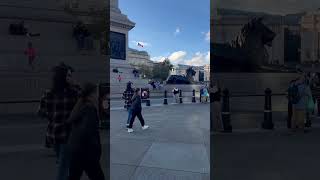 London Walk || Trafalgar Square Plaza London #uklife